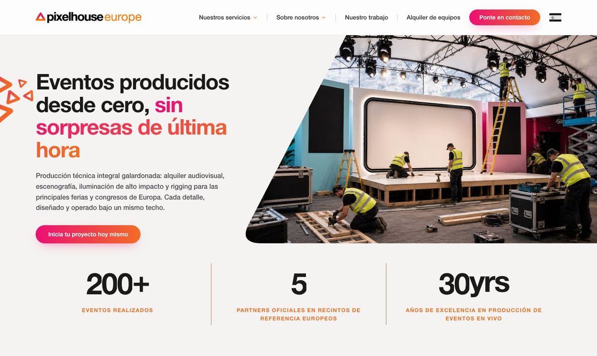 The same page in Spanish, at its Spanish address